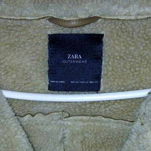 Zara Jacket Tan n Suede
